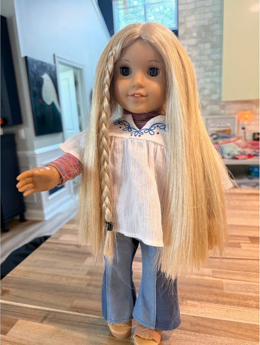 American Girl Doll original Julie in meet Outfit